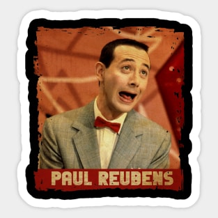 Retro Style \\ Paul Reubens Sticker